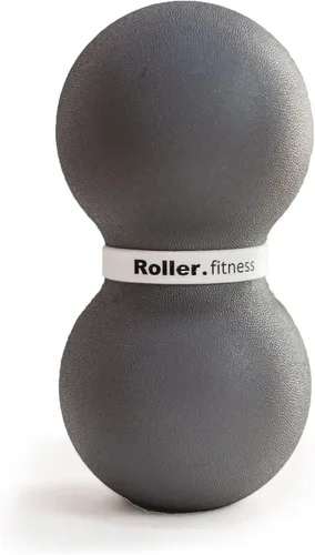 Miniatura 9 de Fitness Infinity Roller, bola de masaje de espuma de maní, rodillo grande de ejercicio doble de 8 pulgadas (gris, estándar)
