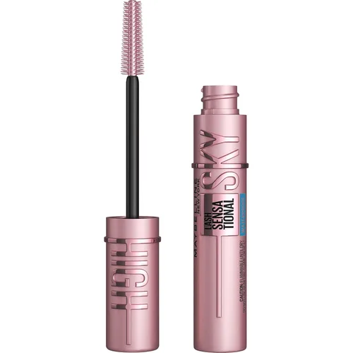 Maybelline New York Maybelline Sky High Impermeable Mascara Maquillaje, Mascara voluminizante, acumulable, degradaje, Definición, Curling, Muy negro