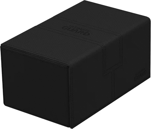 Miniatura 19 de Ultimate Guard Twin Flip'n'Tray 200+, estuche para mazo para 200 tarjetas TCG de doble manga + bandeja de dados, color rojo, cierre magnético