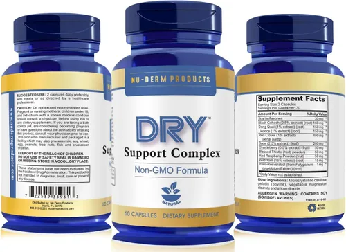 Miniatura 3 de Nuderm DRY HYPERHIDROSIS TRATAMIENTO Píldoras para detener la sudoración, manos sudorosas Pies sudorosos Sudores nocturnos Sudores Sudorosos Axilas
