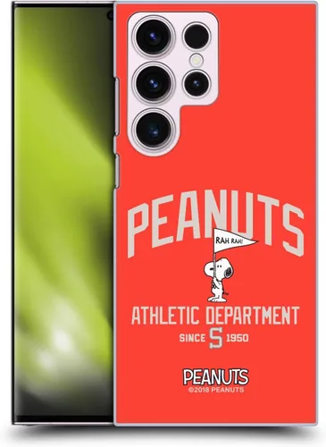 Head Case Designs Peanuts Snoopy Athletic Department Varsity Sports - Carcasa rígida compatible con Samsung Galaxy S23 Ultra 5G Departamento
