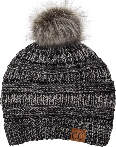 Miniatura 386 de C.C Trendy Warm Chunky Soft Stretch Cable Knit Beanie