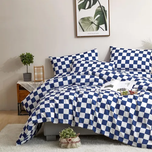 Miniatura 358 de CLOTHKNOW - Juego de edredón verde militar tamaño completo de 3 piezas, juego de ropa de cama verde oscuro, edredón suave con 2 fundas de almohada