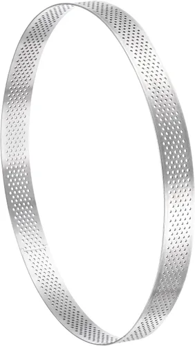 Miniatura 12 de uxcell Anillos Pequeños de Acero Inoxidable para Pasteles, Anillo Perforado de Mousse para Pastel de Cocina Horneado Resistente al Calor, 2.5
