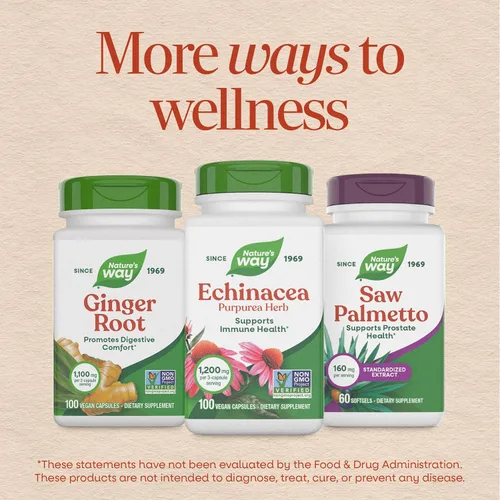 Miniatura 8 de Nature's Way Echinacea Purpurea, 1,200 mg por porción, 180 VCaps