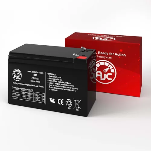 Miniatura 2 de AJC Batería compatible con la máquina de pelota de tenis Lobster Elite Liberty 12V 9Ah Batería de máquina de pelota de tenis