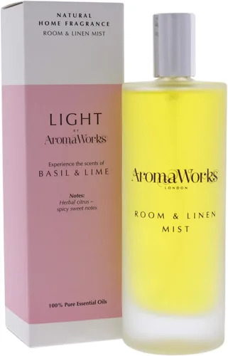 Aromaworks Light Room And Linen Mist - Crea una sensación de tranquilidad - Beneficios comprobados para la mente, el cuerpo y el alma - Calma la