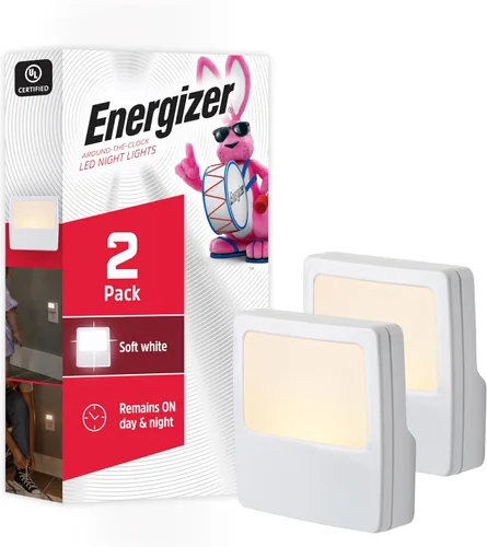 Miniatura 10 de Energizer Luces nocturnas giratorias LED que se enchufan a la pared, sensor del atardecer al amanecer, decoración del hogar, artículos esenciales