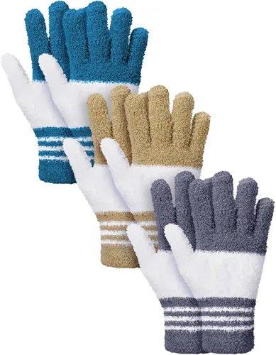 Miniatura 25 de Patelai 12 pares de guantes de microfibra para limpiar plantas de interior, persianas, muebles, casa (colores surtidos, medianos)