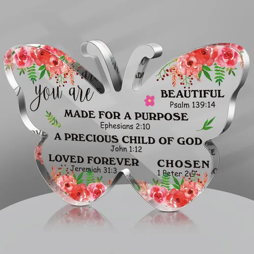 Miniatura 11 de Gerrii Regalos cristianos para mujeres, regalo del día de la madre para mamá, decoración religiosa inspiradora, placa de versículo bíblico