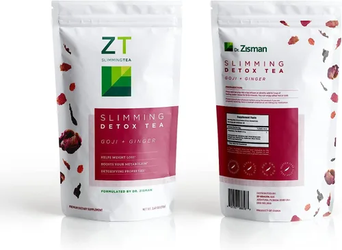 Miniatura 10 de Dr. Zisman ZT Slimming Tea Mezcla de desintoxicación Goji-Ginger Té de hierbas orgánico saludable para la limpieza, mejora tu metabolismo
