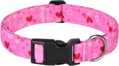 Miniatura 6 de Collar de perro, collar ajustable para perros pequeños, medianos y grandes, lindo collar de cachorro para perros machos y hembras, bonito diseño