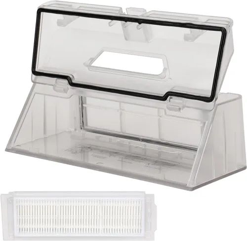 Miniatura 10 de Caja de basura compatible con Eufy RoboVac 11S, 15C, 30, 30C, 35C, 25C, 12, 15T, 35C, G30 Robot Aspirador – Recolección de residuos, accesorios