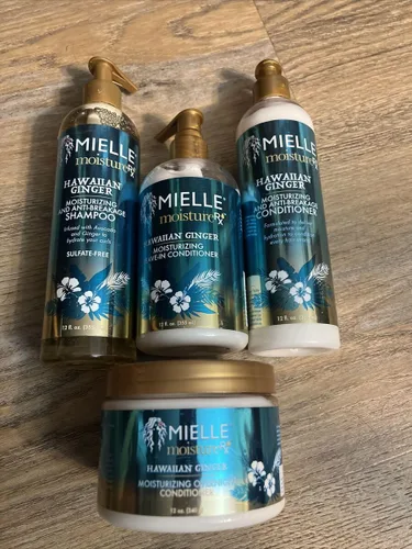 Miniatura 3 de Mielle Moisture RX - Acondicionador hidratante y antiroturas de jengibre hawaiano, 12 onzas líquidas