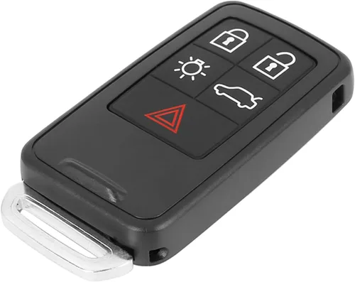X AUTOHAUX Funda para llave remota sin llave para automóvil PG788A para Volvo XC60 2010-2013 5 botones de teclas, color negro