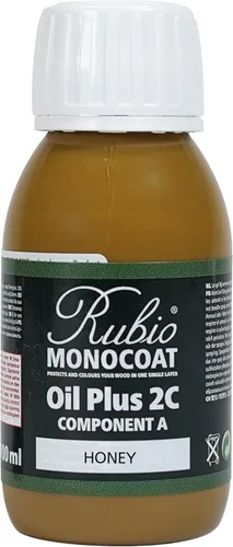 Miniatura 82 de Rubio Monocoat Muestra de Acabado de Aceite para Madera - Puro Aceite Plus Parte A Aceite de Linaza de Secado Rápido y Ecológico para Uso Pure