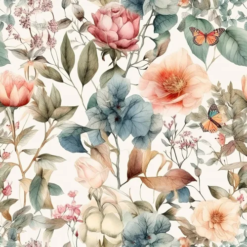 Miniatura 10 de Booming Peony - Papel tapiz floral de peonía para despegar y pegar - Papel tapiz autoadhesivo removible de hojas azul/blanco - Mural decorativo