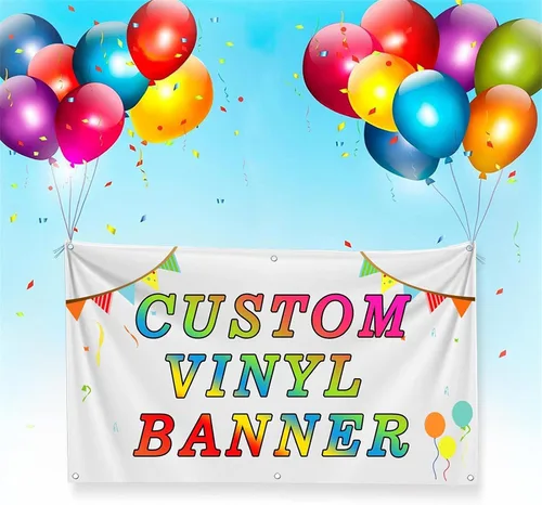 Miniatura 5 de Pancartas y letreros personalizados personalizados con foto o texto, pancarta personalizada para exteriores, fiestas, negocios, cumpleaños