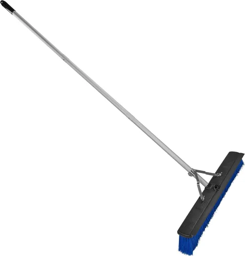 Miniatura 7 de SPARTA Sweep - Barrido completo de piso con escobilla de goma para catering, bufés, restaurantes, acero inoxidable, 24 pulgadas, color azul, paquete
