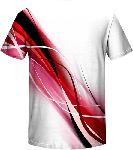 Miniatura 6 de SHENGXINY Conjunto de pantalones cortos de verano para hombre, estampado 3D, camisa de manga corta y pantalones cortos, traje deportivo de 2 piezas