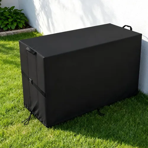 Miniatura 5 de Cubierta de Caja de Almacenamiento Exterior, Cubierta Impermeable de Resina para Contenedor de Almacenamiento, Cubiertas de Caja de Cubierta