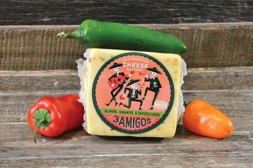Miniatura 3 de Cheese Bros Queso Sriracha Gouda con miel de bantam Hecho a mano en Wisconsin Paquete de 8 6 onzas cada paquete