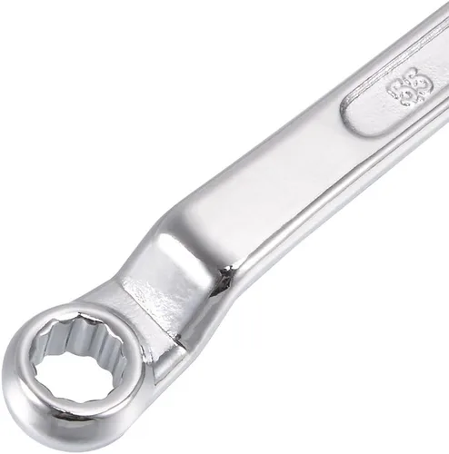 Miniatura 12 de uxcell Llave métrica de extremo de caja doble de 0.512 in x 0.630 in con desplazamiento de 12 puntos, cromada, acero Cr-V