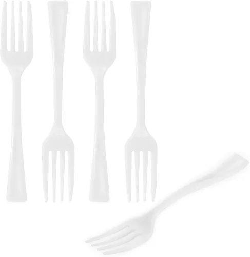 Miniatura 24 de Restaurantware Mini cucharas desechables de 4 pulgadas, 100 cucharas pequeñas desechables, par de alta resistencia con aperitivos o postres, plateado
