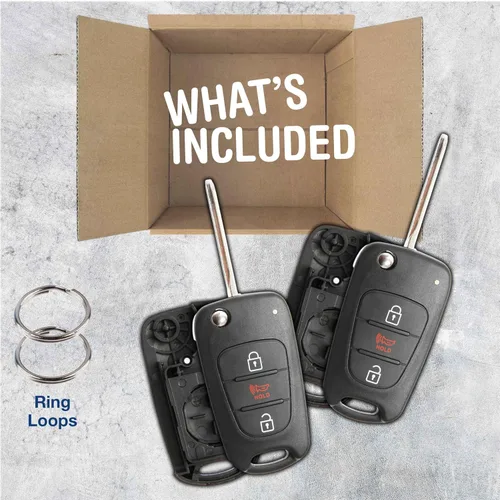 Miniatura 4 de KeylessOption Carcasa exterior para Kia (paquete de 2)