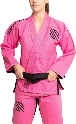 Miniatura 3 de Sanabul Essential BJJ Gi para mujer Jiu Jitsu Gi brasileño para mujer, tela ligera preencogida