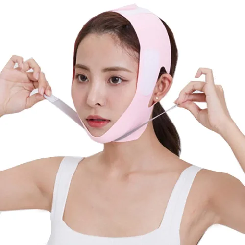 Miniatura 10 de Vendaje elástico para adelgazar la cara V Line Face Shaper mujeres barbilla mejilla elevación cinturón facial anti arrugas correa cuidado facial