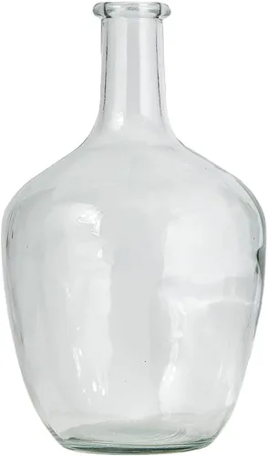 Miniatura 9 de Serene Spaces Living Jarrón alto transparente/marrón, florero de vidrio, elegante decoración del hogar para flores frescas o secas, perfecto