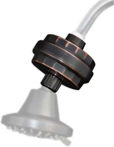 Miniatura 11 de Brondell Filtro de ducha VivaSpring, cromado pulido compacto – Alto rendimiento, 100% filtración KDF de alta pureza, con cartucho de filtro FF-30