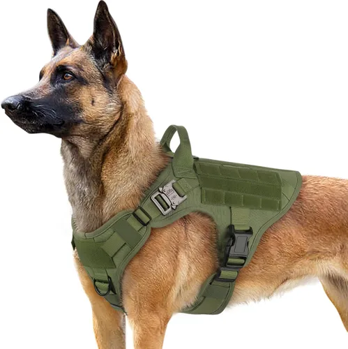 Miniatura 54 de rabbitgoo - Arnés táctico para perros pequeños, arnés resistente para mascotas con asa, chaleco de servicio sin tirones para razas pequeñas, chaleco