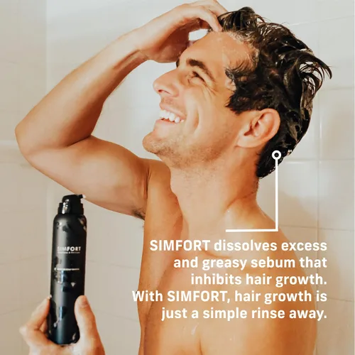 Miniatura 2 de SIMFORT Acondicionador para cabello para hombres y mujeres, recomendado para su uso con champú de ácido carbónico, 4.2 onzas, uso de 1 mes