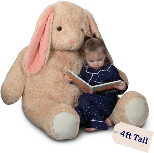 Miniatura 11 de Vermont Teddy Bear Animal de peluche de dinosaurio gigante – Peluche de dinosaurio jumbo, 3.5 pies, dinosaurio de 42 pulgadas, juguetes grandes