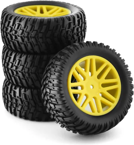 Miniatura 8 de 1/10 RC Off Road Neumáticos y ruedas 0.472 in Hex Rubber Short Course Truck Neumáticos con inserto de espuma para coche Buggy escala 1:10 ARRMA