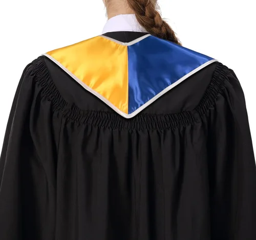 Miniatura 3 de GraduationMall Bandera de país Estola de graduación Bordado Faja para estudio a bordo de estudiantes internacionales