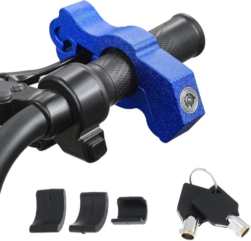 Miniatura 11 de Windance Cerradura antirrobo para motocicleta,Bloqueo de freno delantero de alta resistencia,Protección de manillar de freno de embrague con agarre