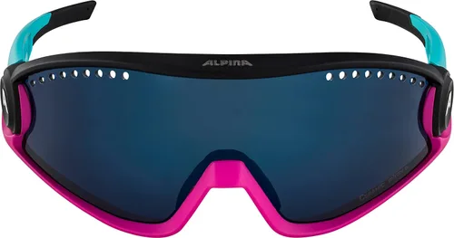 Miniatura 3 de ALPINA Gafas de sol deportivas con 100% protección UV para hombres y mujeres, para ciclismo, correr, protección lateral extraíble, 5W1NG