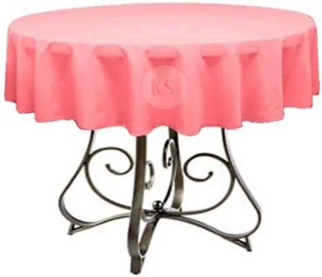 Miniatura 34 de Mantel redondo de poliéster de 72 pulgadas, disponible en más de 45 colores, ideal para restaurantes y superposiciones versátiles de eventos, elige