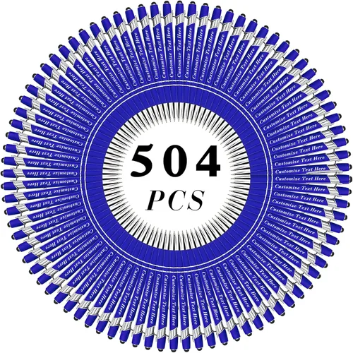 Miniatura 138 de Bolígrafos personalizados a granel con punta de lápiz capacitivo, 12 bolígrafos personalizados con logotipo de mensaje con nombre, bolígrafos