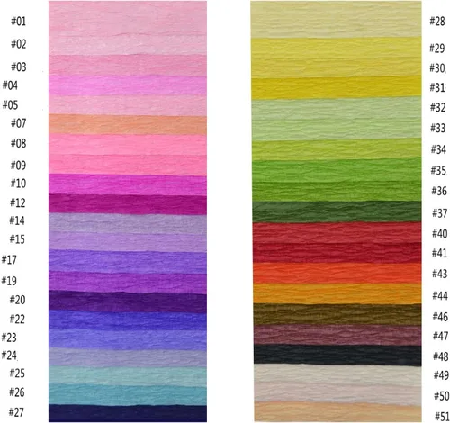 Miniatura 5 de Rollo de papel crepé de alta calidad de 3.17 oz de ancho, 98 pulgadas de largo, serpentina de papel para manualidades, decoración colgante de fiesta