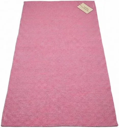 LFH Home - Tapete de yoga de algodón hecho a mano para ejercicio, entrenamiento, fitness, perfecto y de alta calidad, ecológico, tejido de algodón