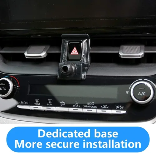 Miniatura 4 de LUNQIN - Soporte de teléfono de coche para Toyota Corolla 2020 2021 2022 2022 2023 2024 2025 2026 y Corolla Cross 2022-2026 Accesorios interiores