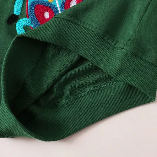 Miniatura 5 de Bumeex Sudadera de manga larga con cuello redondo de algodón para bebé niño pequeño 1-7T