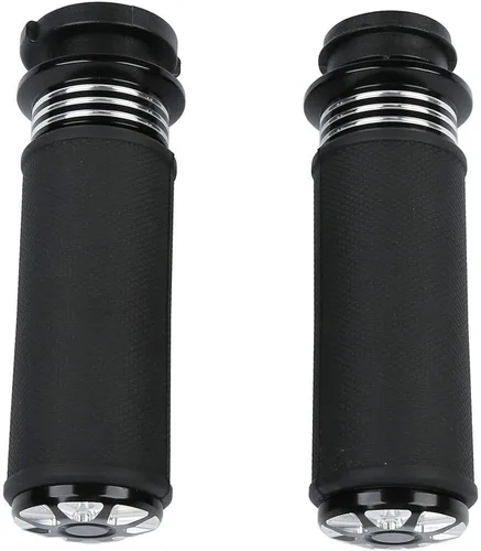 Miniatura 5 de TCT-MOTORPARTS Agarraderas eléctricas de 1 pulgada para manillar Harley Touring