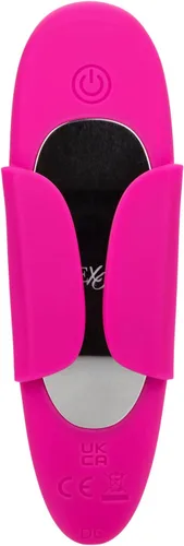 Miniatura 11 de CalExotics Lock-N-Play SE-0077-58-3 - Vibrador de clítoris de silicona resistente al agua con 12 funciones, recargable con vibración parpadeante
