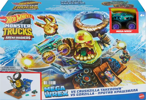 Miniatura 6 de Hot Wheels Monster Trucks Arena Smashers Mega-Wrex vs. Crushzilla Takedown