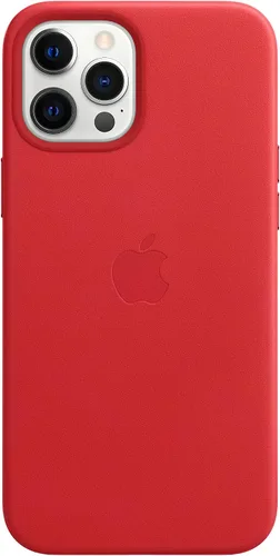 Apple Funda de Cuero para iPhone 12 Pro Max con MagSafe - (Product) RED